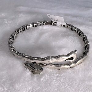 Alex and Ani Silvertone Water Wrap Adjustable Bracelet - NWT